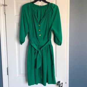 Emerald green Eliza J dress